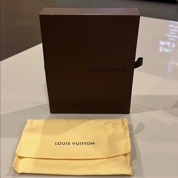 💯 authentic Louis Vuitton damier graphite graphite canvas men’s multiple wallet - Picture 12 of 14